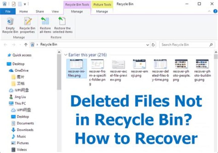 Can deleted files be recovered?