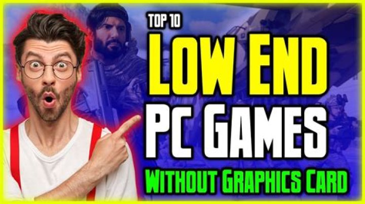 Can I play PC games without a graphics card?