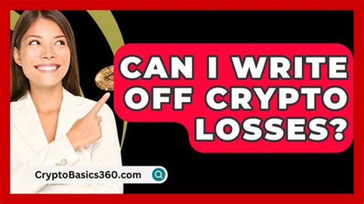 Can I write off crypto losses?