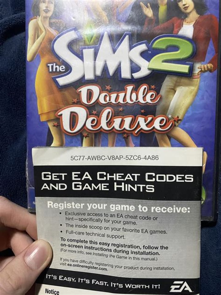 Can you get registration code for Sims 2 double deluxe?