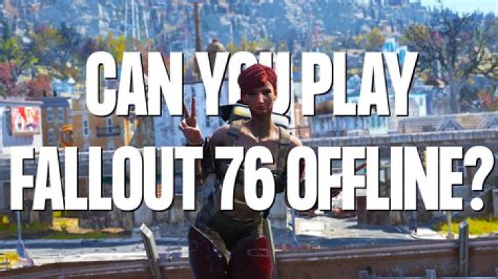Can you play Fallout without internet?