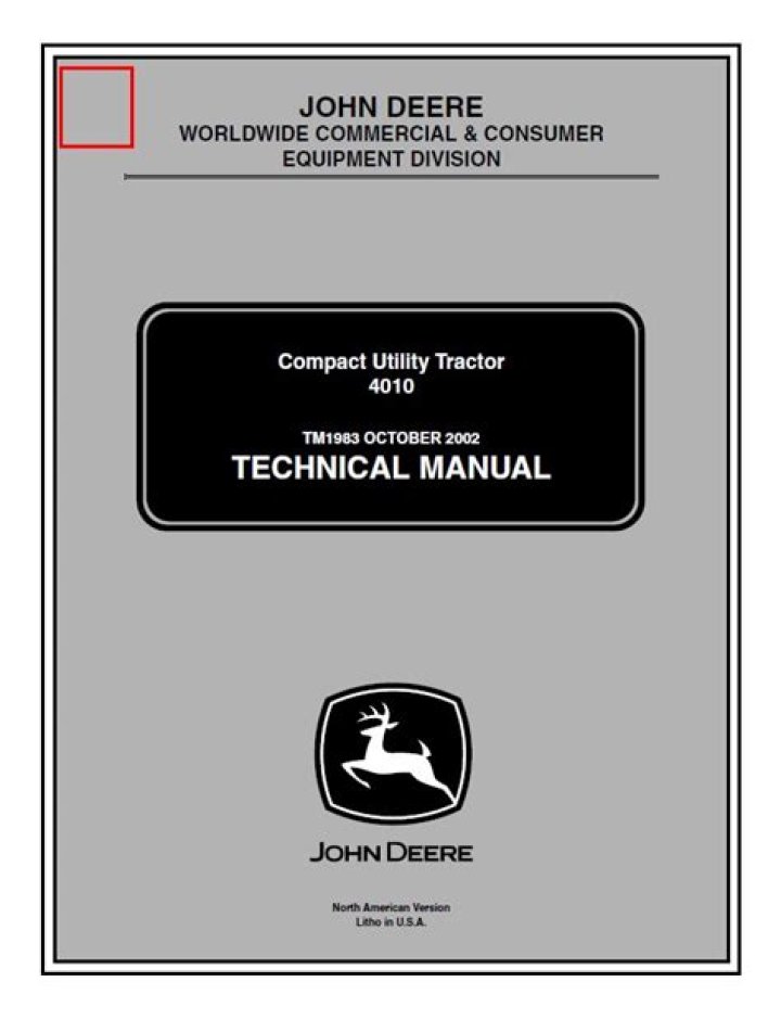 Can you print out a John Deere tractor manual?