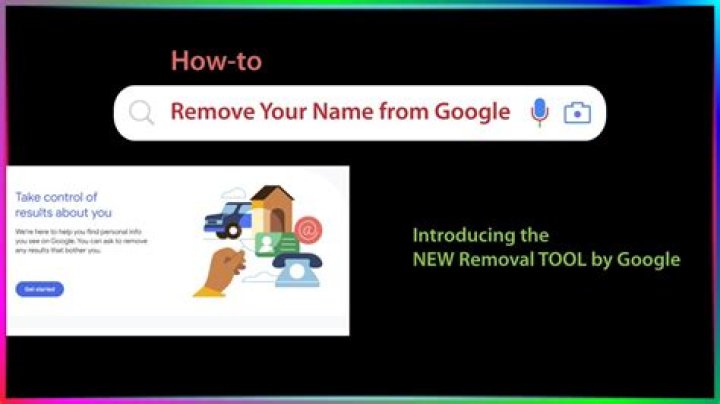 Can you remove your name from Google searches?
