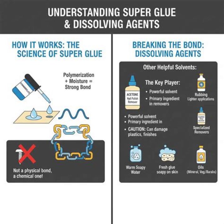 Does alcohol dissolve super glue?