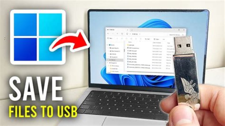 How do I save to a USB stick?
