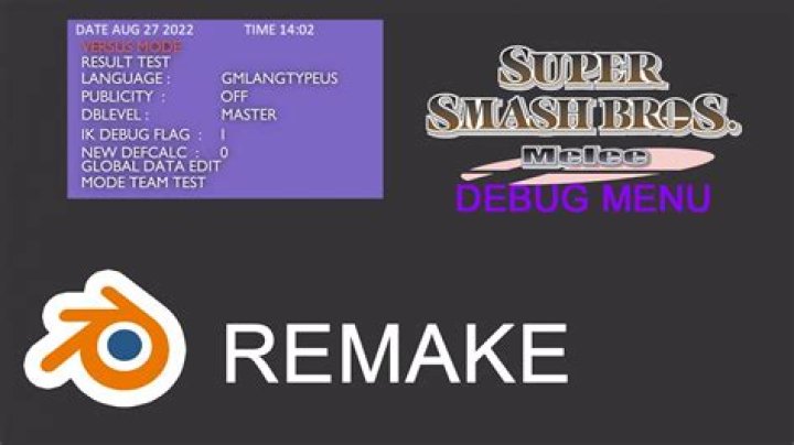 How do you access Debug Menu in melee?
