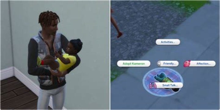 How do you adopt a child on Sims 2?