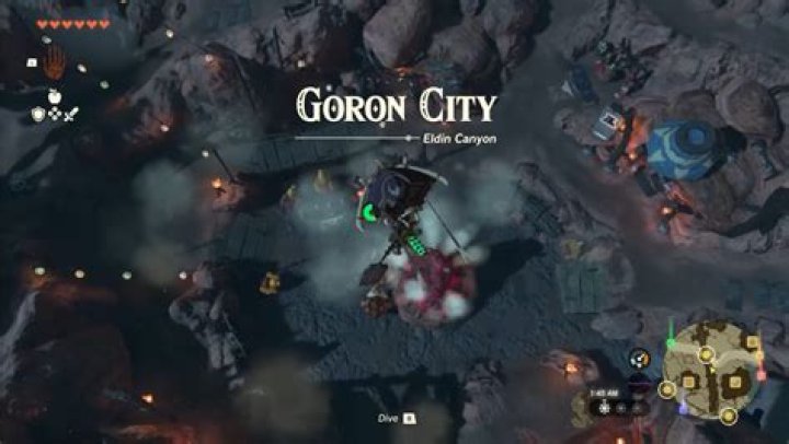 How do you beat the Goron City in Ocarina of Time?