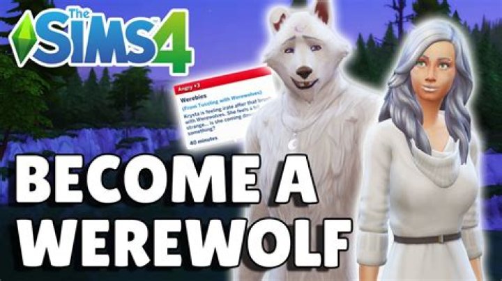 How do you become a werewolf Sims 3?