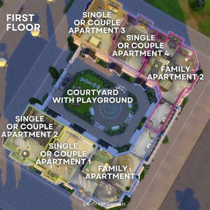 How do you build apartments on Sims 2?