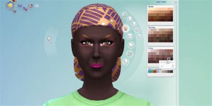 How do you change skin color on Sims 3?