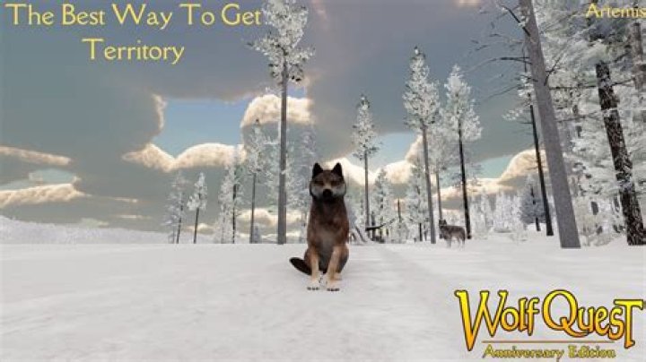 How do you claim a territory in WolfQuest?