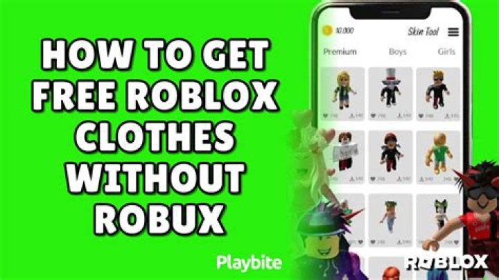 How do you get different clothes on Roblox?