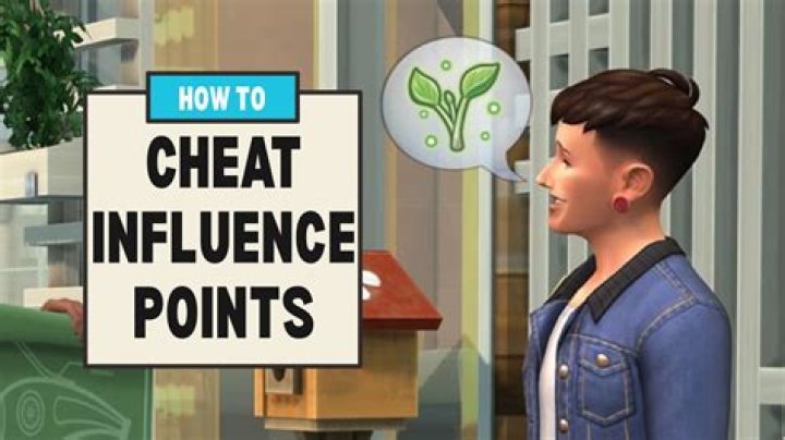 How do you get influence points on Sims 2?