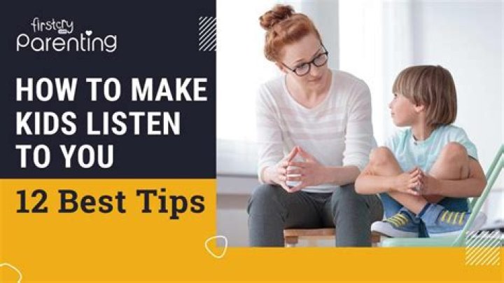 How do you get parents to listen to you?