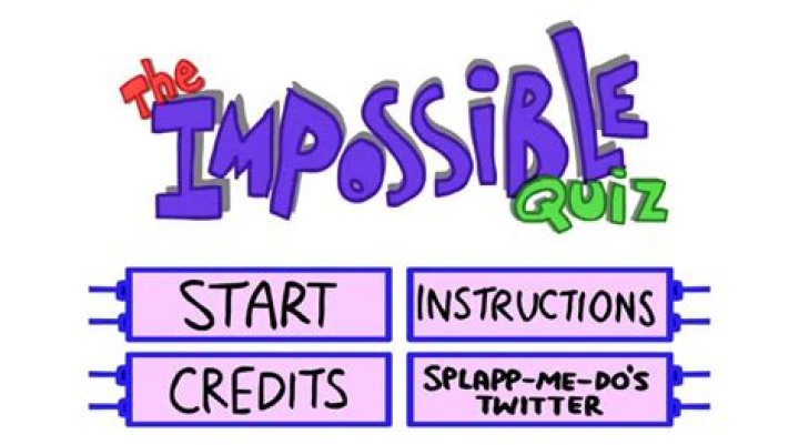 How do you get past the impossible quiz?