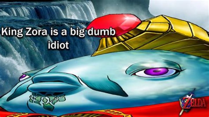 How do you get past Zora King in Ocarina of Time?