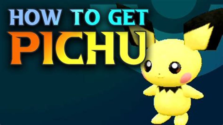 How do you get Pichu in Smash Bros?
