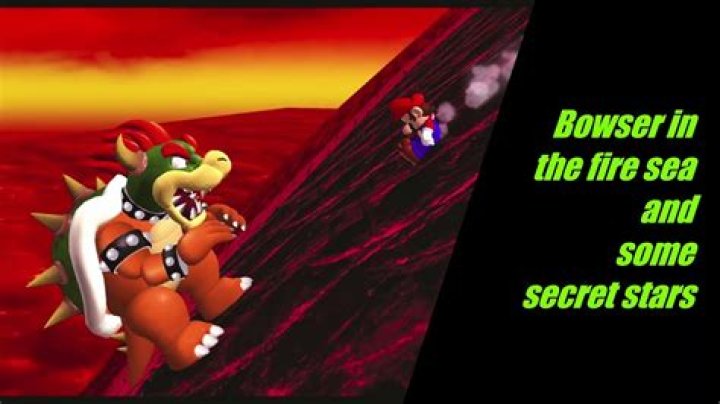 How do you get the red coin star in Bowser in the Fire Sea?