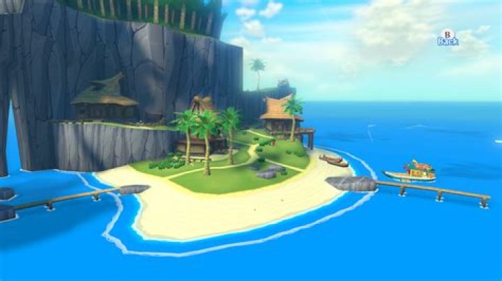 How do you get the Triforce chart on Outset Island?