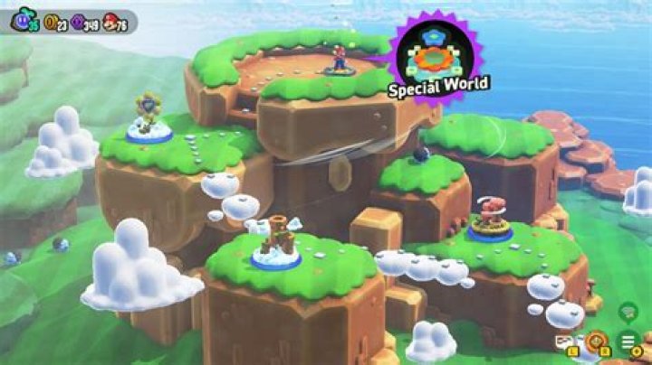 How do you get to the secret island in Super Mario Bros Deluxe?