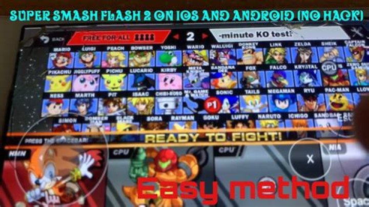 How do you play Super Smash Flash on IOS?