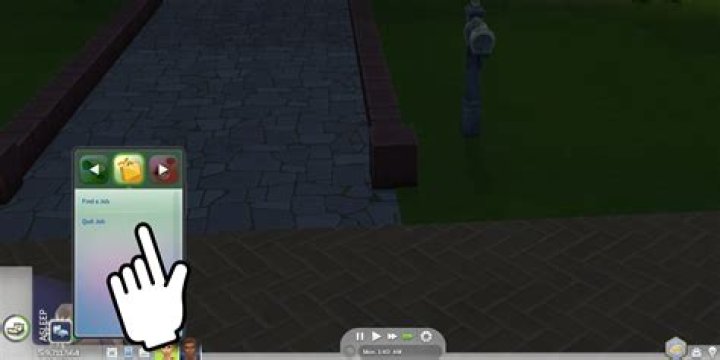 How do you quit your job on Sims 2?