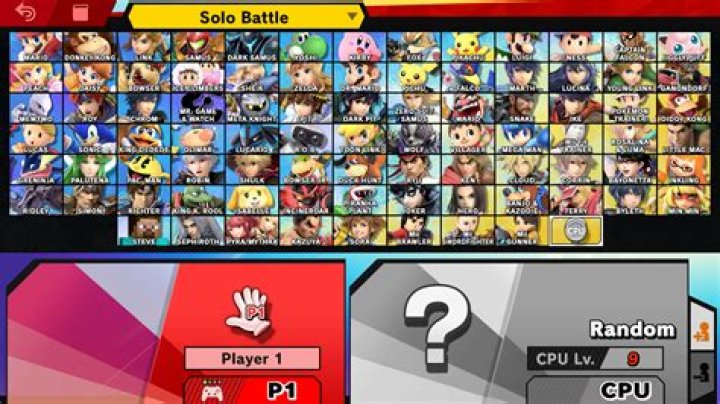 How do you select CPU in Smash Bros Ultimate?