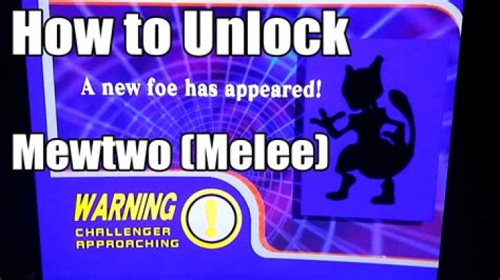 How do you unlock Mewtwo fast in Melee?