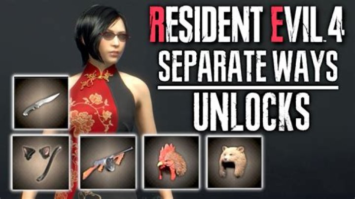 How do you unlock separate ways in Resident Evil 4?