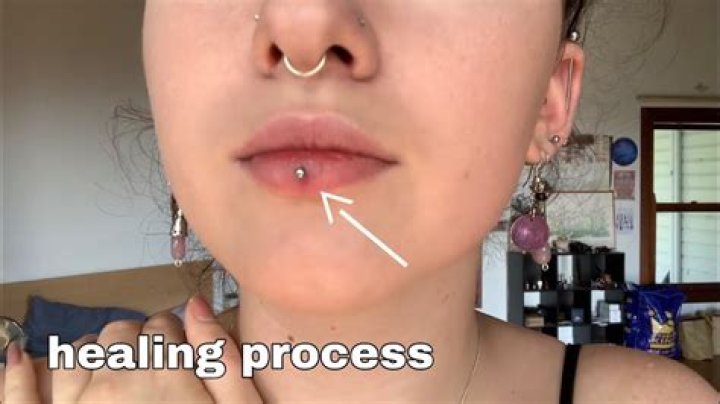 How long does a lip piercing hole take to close?