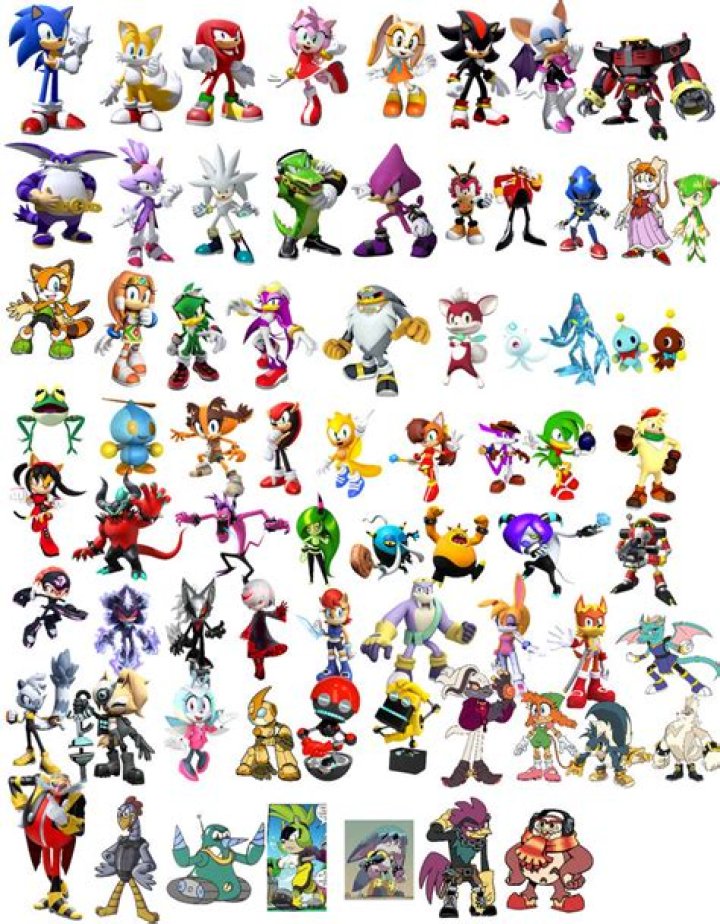 How many characters are in Mario and Sonic?