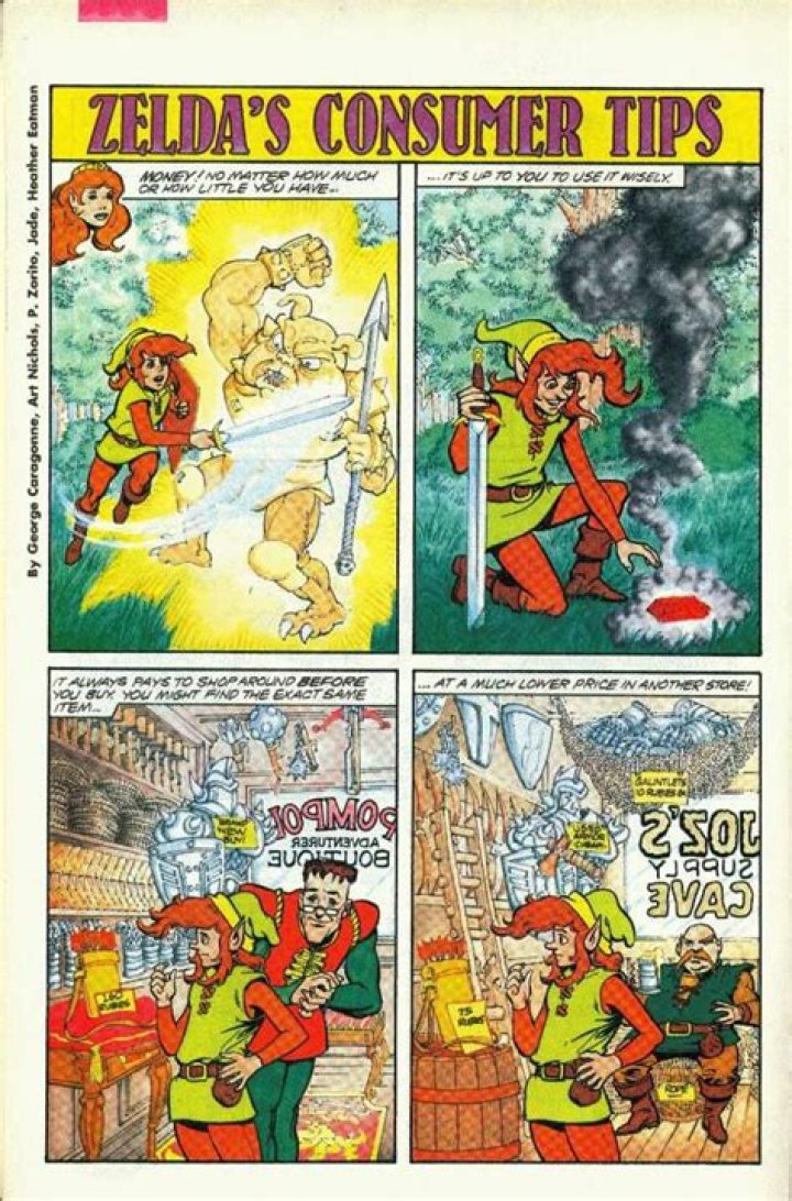 How many Legend of Zelda comics are there?