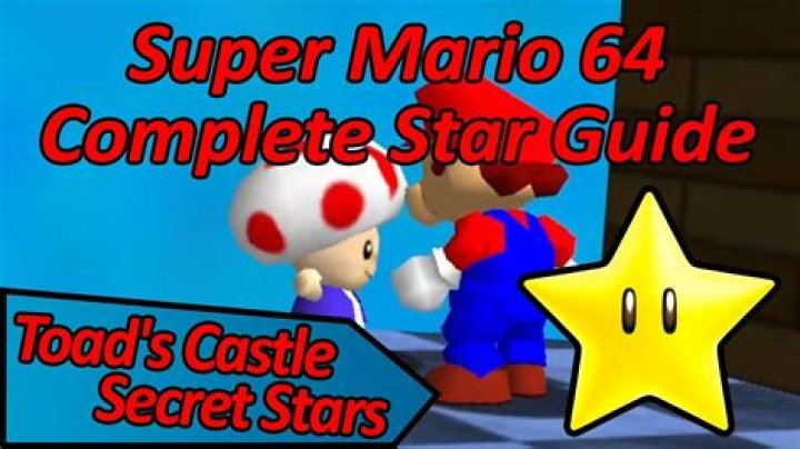 How many Secret Castle Stars Super Mario 64?