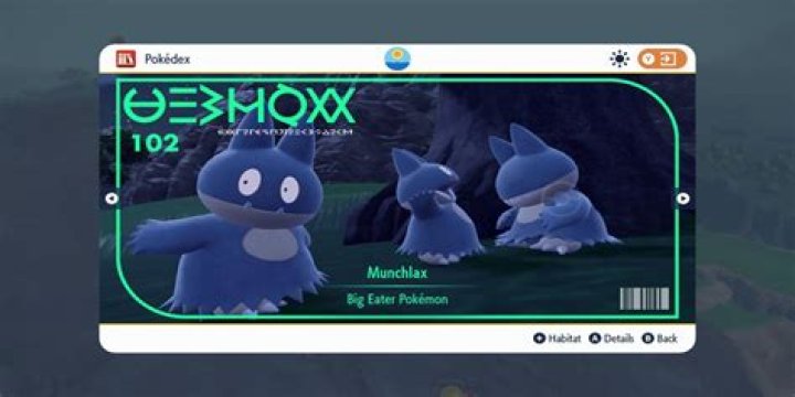 How tall is Munchlax height and weight in pokedex?
