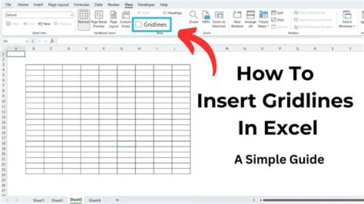 How to Add Gridlines in Excel