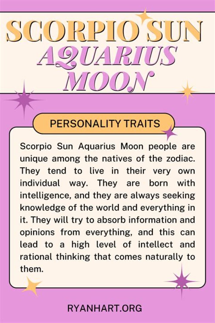 【How-to】Aquarius sun scorpio moon - Howto.org
