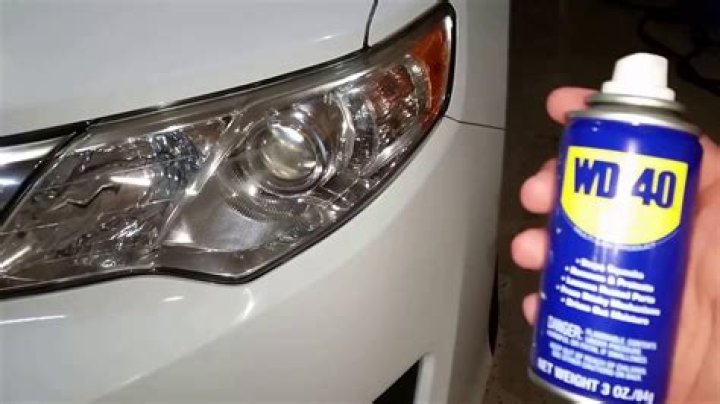 【How-to】Can i use wd40 to clean my headlights