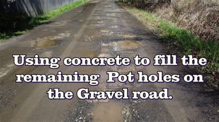 【How-to】Can you fill potholes with concrete