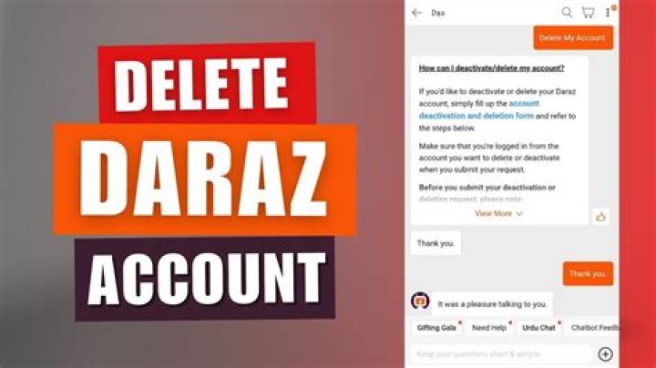 【How-to】Delete daraz account - Howto.org