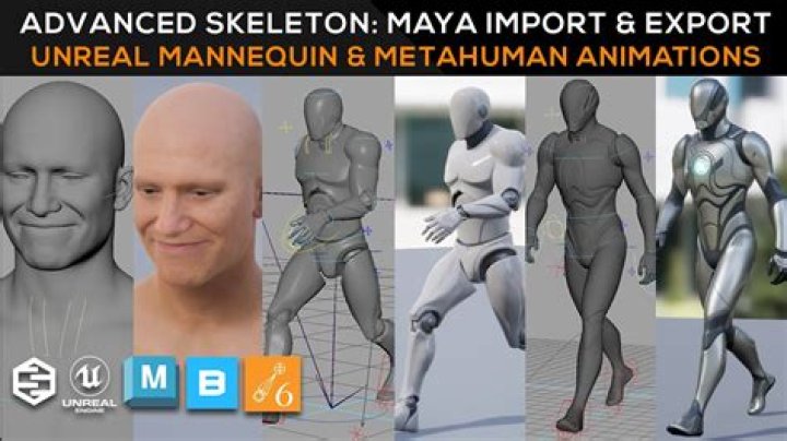How to export a skeleton in Unreal Engine 4?