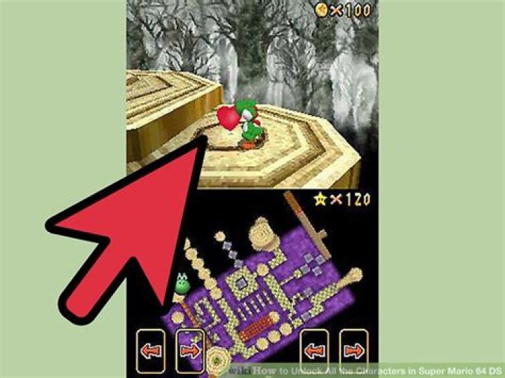 How to get to the rainbow tower in Mario 64 ds?