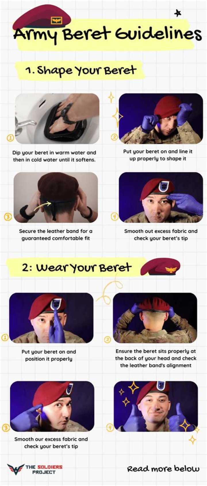 【How-to】How do you wear a military beret cap