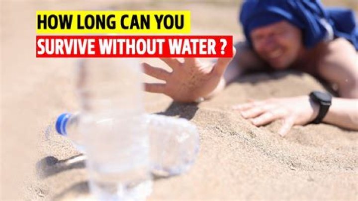 【How-to】How long can i go without water