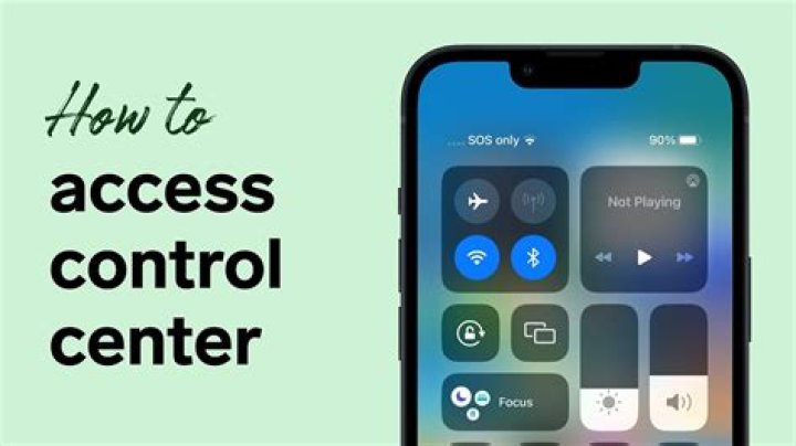 【How-to】How to Access the Control Center on iPhone X
