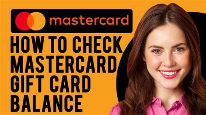 【How-to】How to check mastercard gift card balance