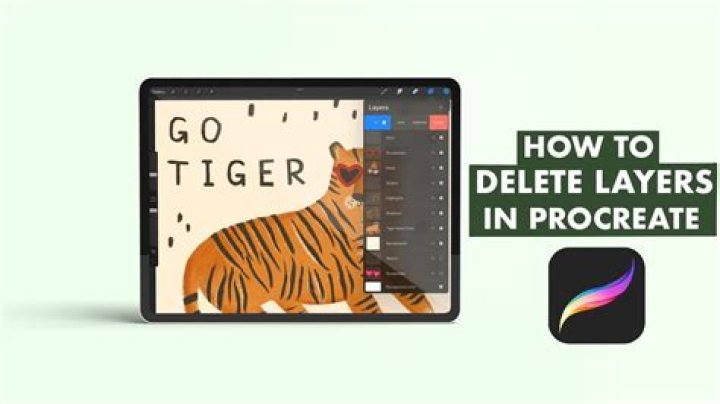 【How-to】How to delete layer in procreate