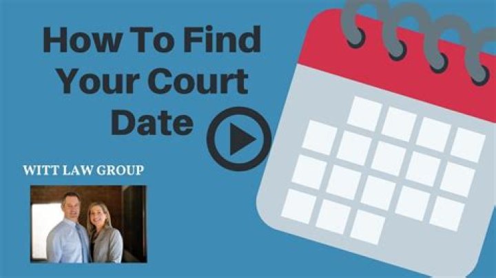 【How-to】How to find out my court date