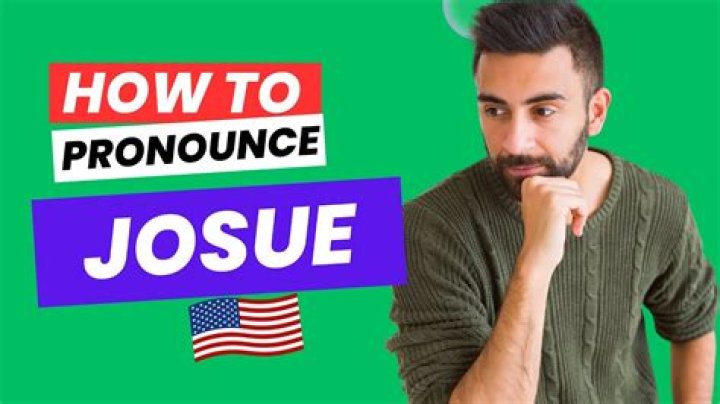 【How-to】How to pronounce josue - Howto.org