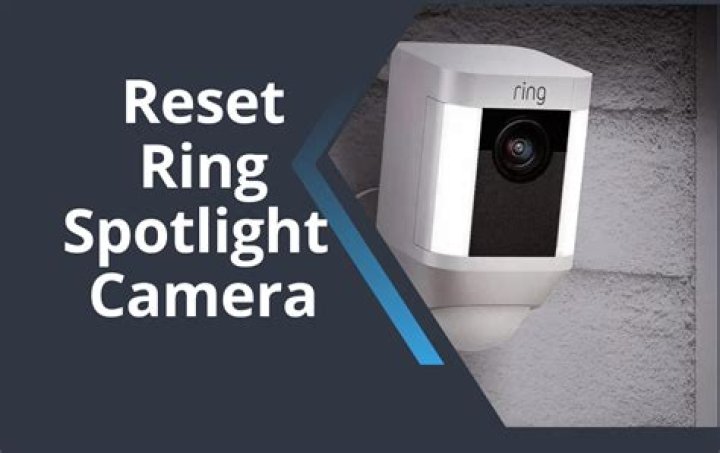 【How-to】How to reset ring spotlight cam